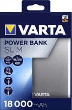 Varta Portable Powerpack Slim 18000 mAh met USB C en USB A