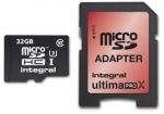 Integral Geheugen Micro SDHC 32Gb Inclusief SD-Adapter