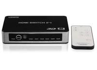 5-poorts 60Hz HDMI 2.0  splitter/switch Hi-End UHD 4K automatisch, PS4 Pro geschikt, met afstandsbediening