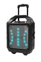 Denver TSP-505MK2 draagbare 50W Trolly speaker box bluetooth met Led lichteffecten
