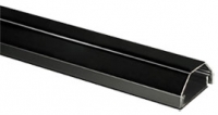 Kabelgoot Aluminium halfrond zwart 1.10cm 50mm 