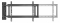 GN Elektrische muurbeugel voor 32-75 inch Draaibaar, Afstandsbediening, Zwart