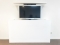 GN TV lift met MDF meubel 160x90x30 houten kast wit gegrond voor 37 t/m 55 inch TV